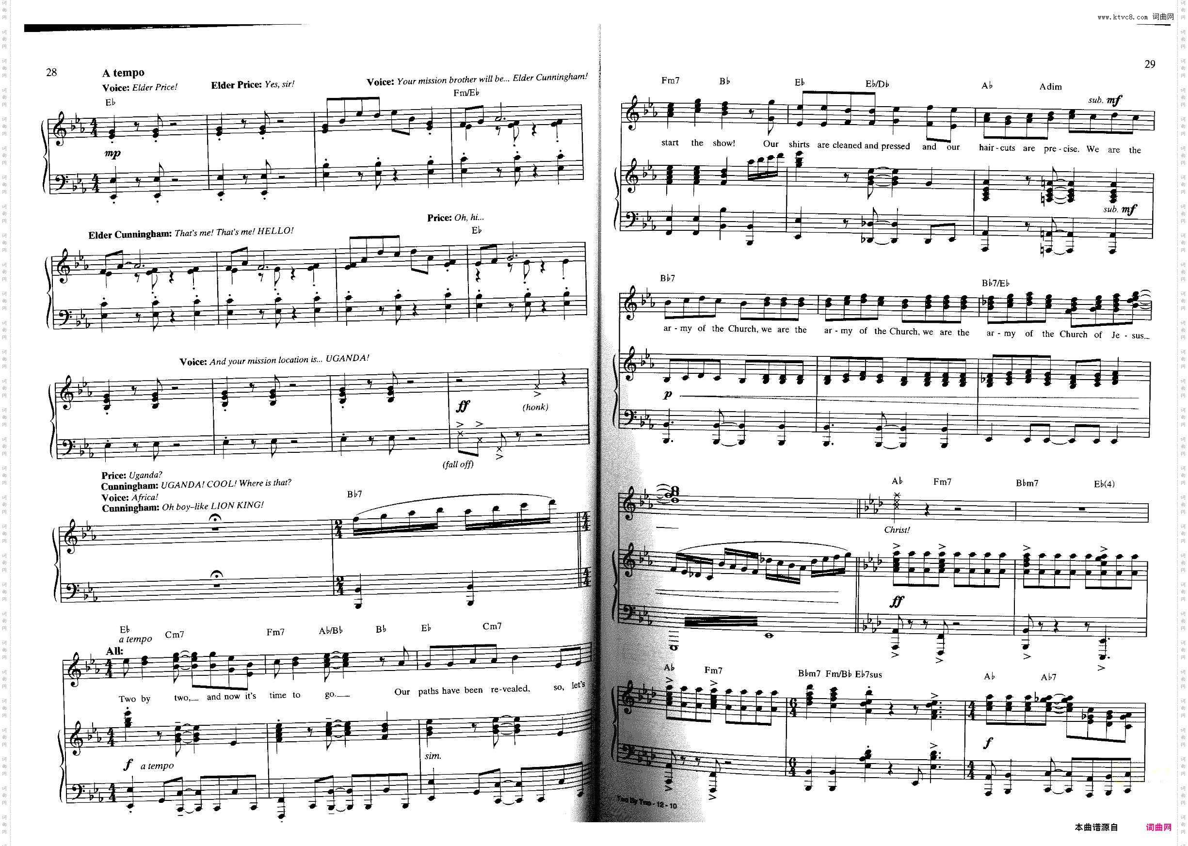 【Book of Mormon】Two by two
