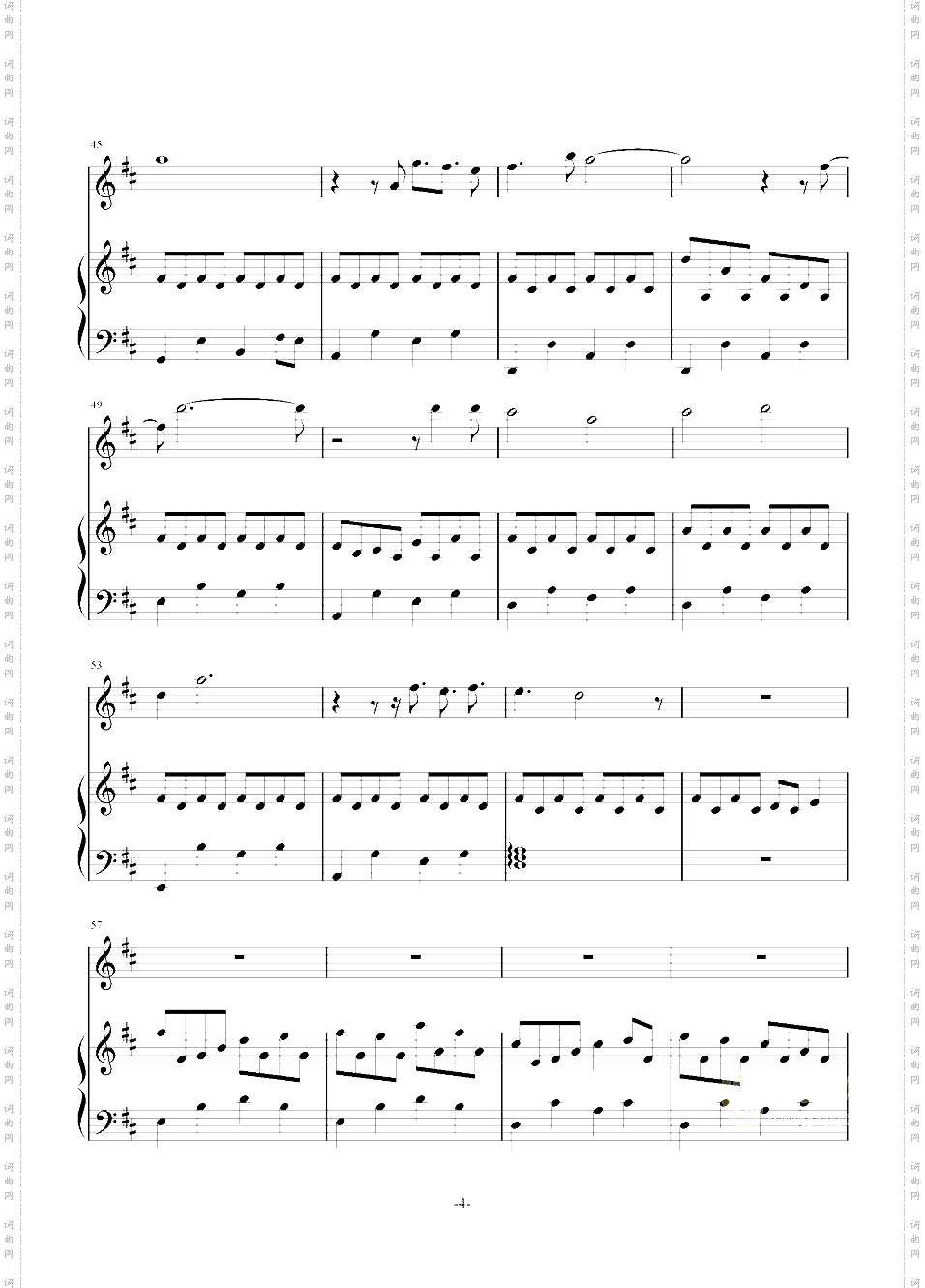 第36个故事伴奏谱