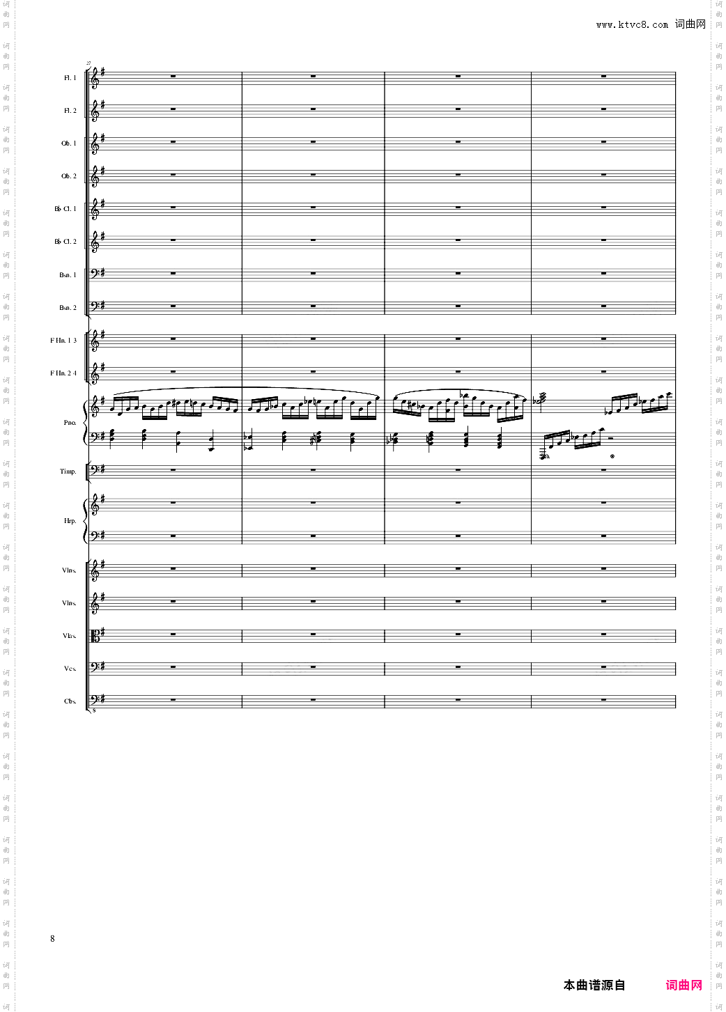 Lyric Overture for piano and orchestra, Op·115未完成