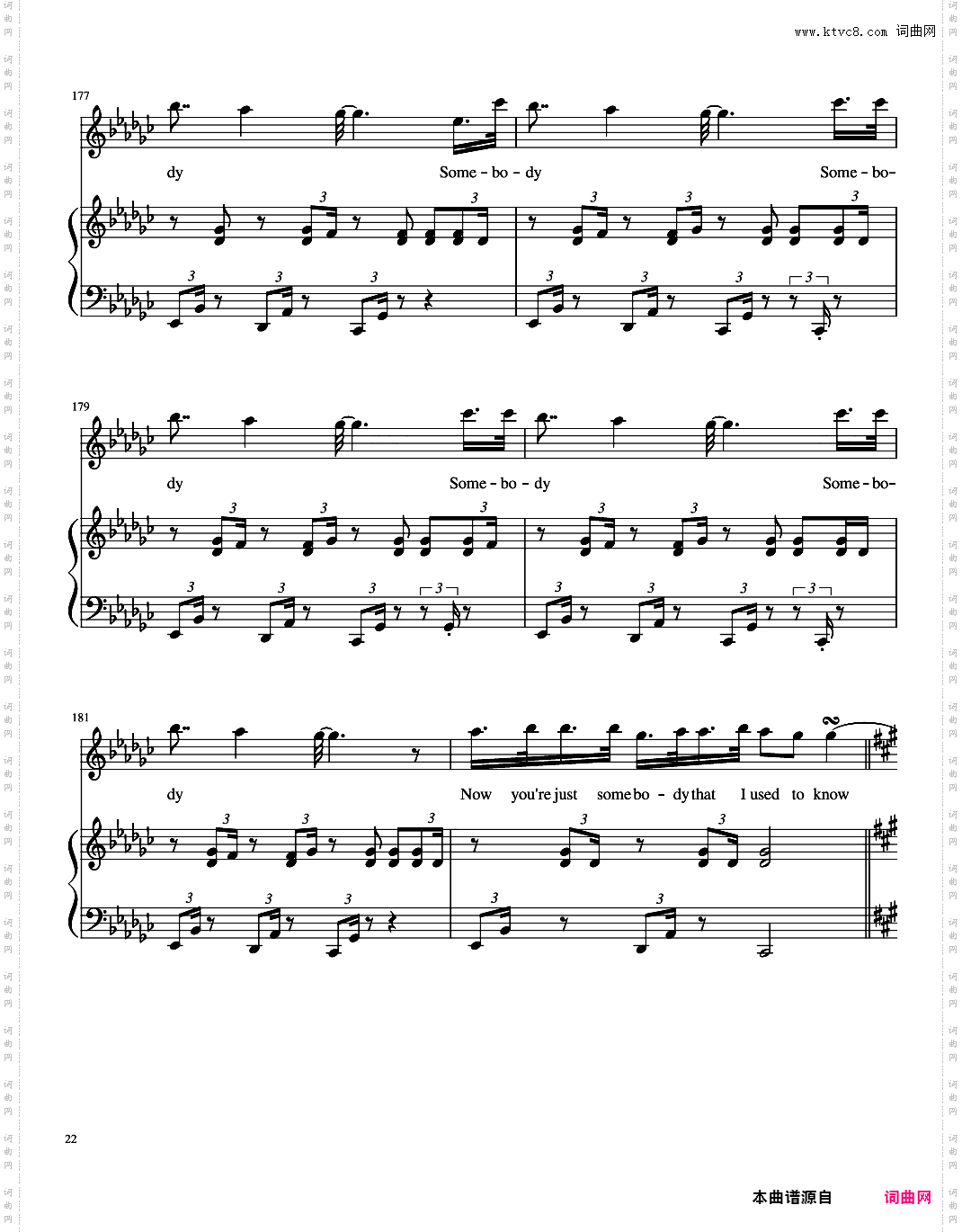 演唱会歌曲串烧 弹唱谱