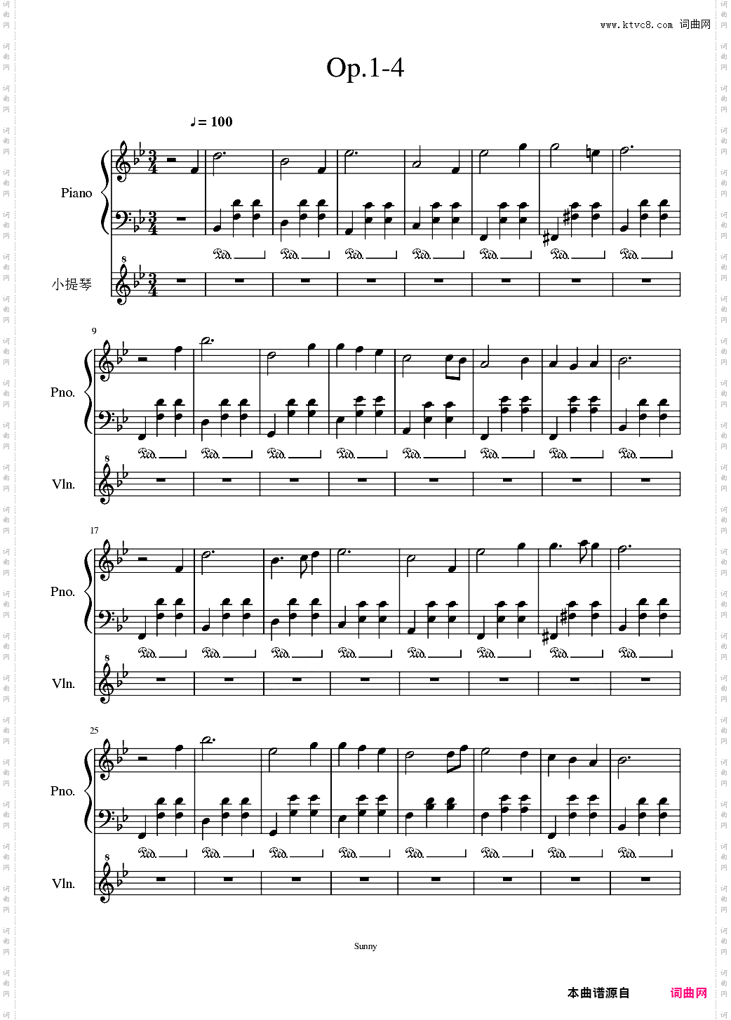 Op·1-4 小时候的音乐课