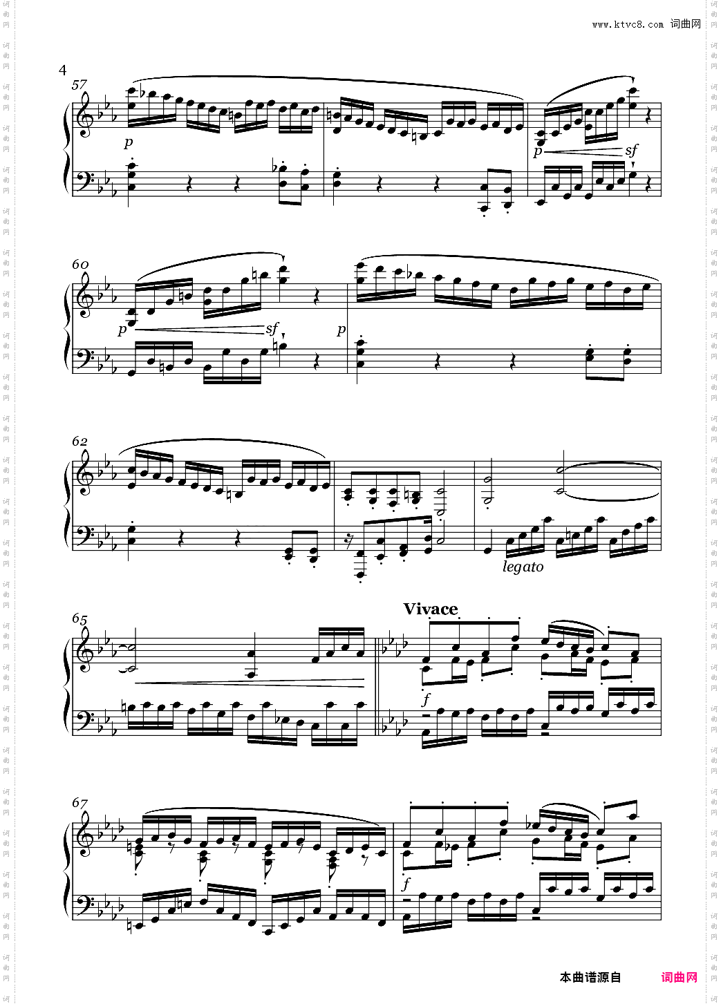 Allegro Vivace, Op·1 No·2