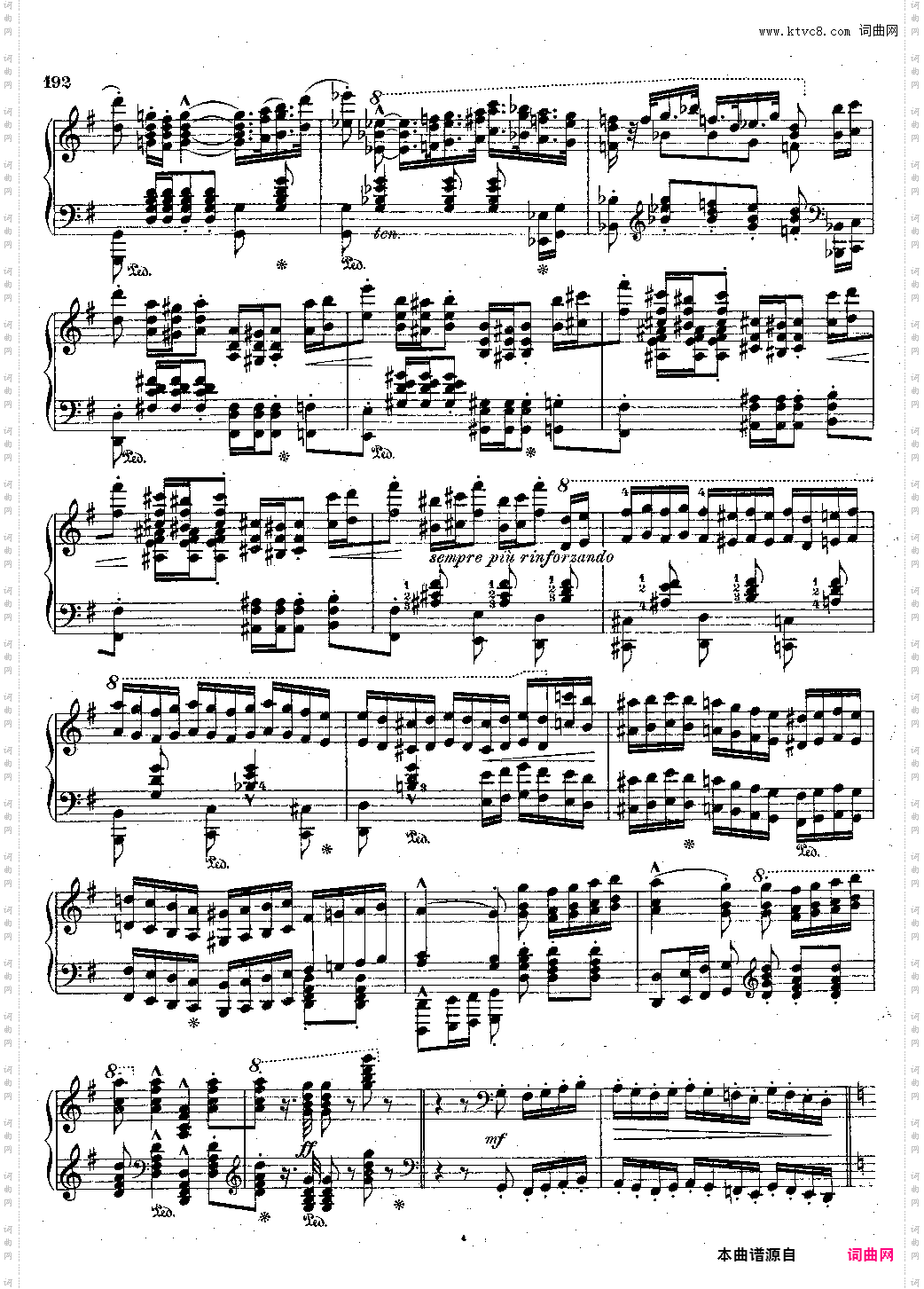 李斯特改编柴可夫斯基 波兰舞曲S·262