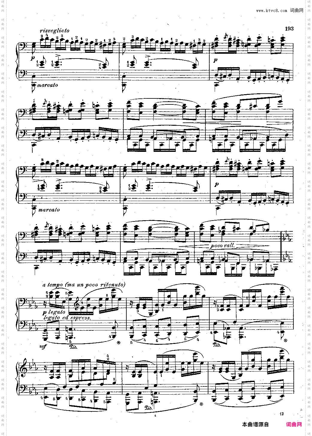 李斯特改编柴可夫斯基 波兰舞曲S·262