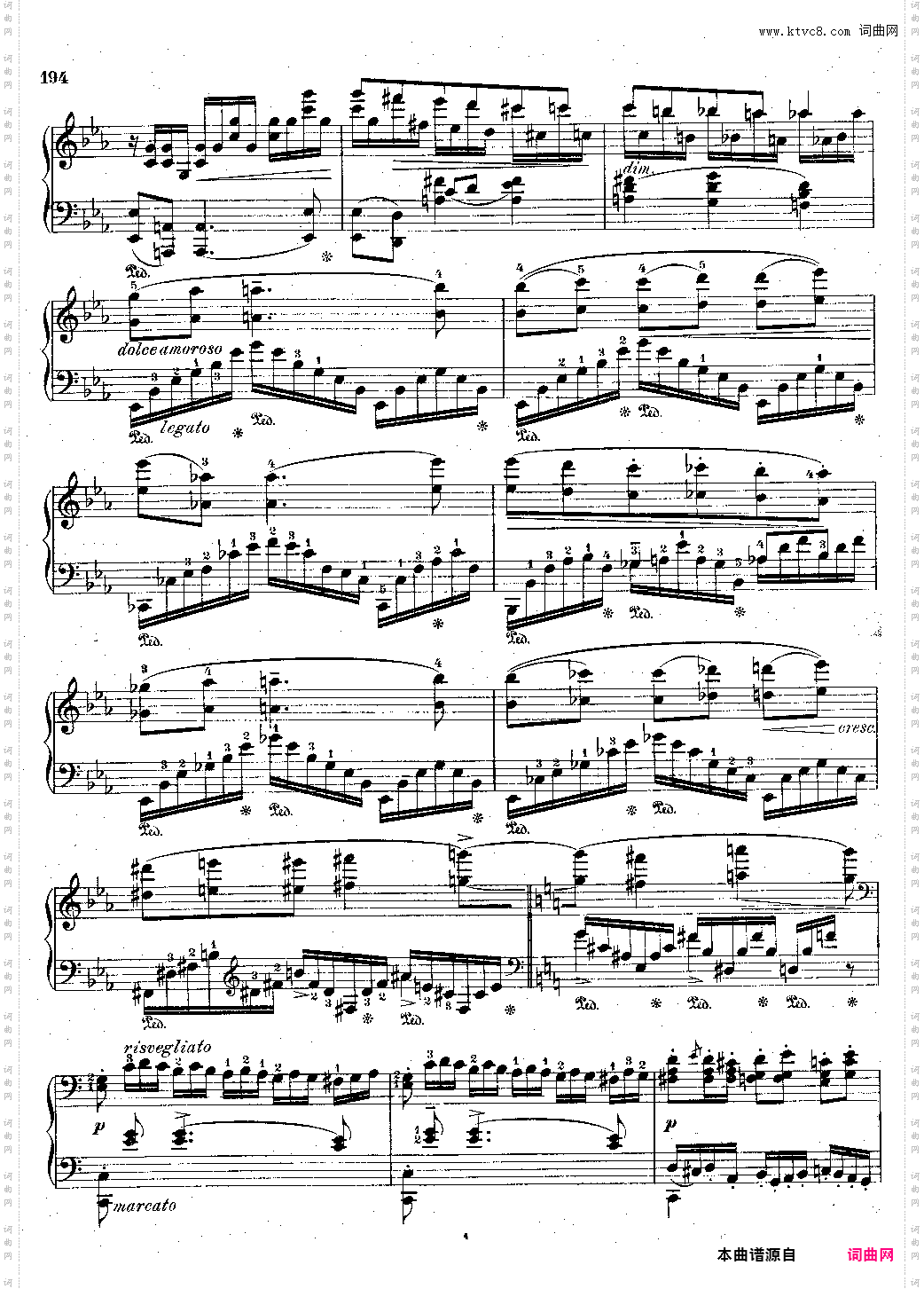 李斯特改编柴可夫斯基 波兰舞曲S·262