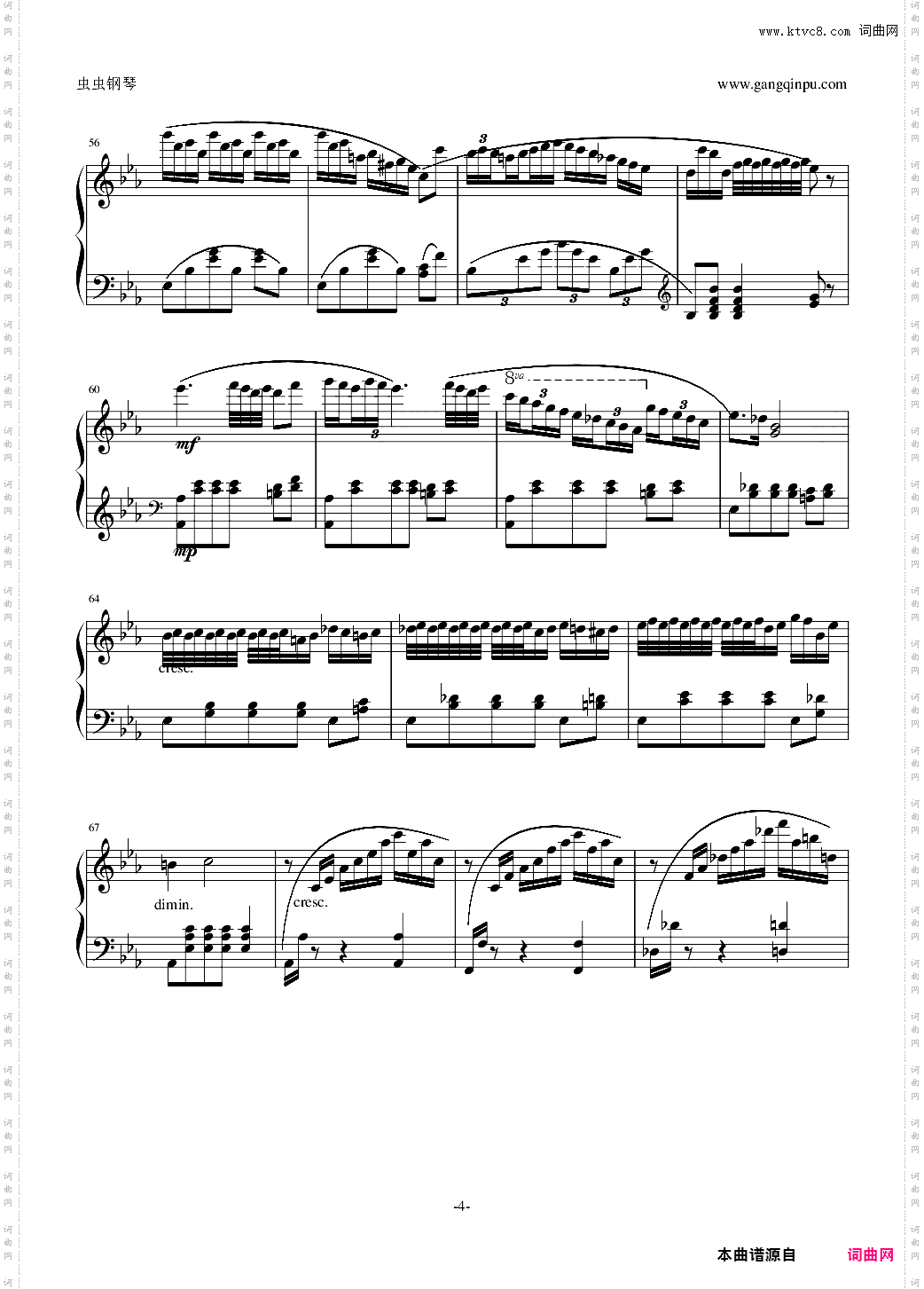 降A大调波兰舞曲肖邦遗作
