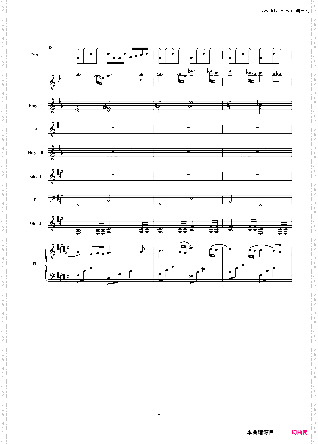 the dawn 亡灵序曲 总谱