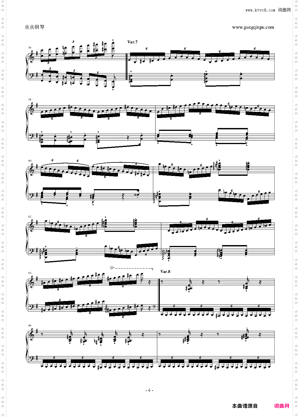 阿尔坎Op·39 No·12 变奏曲