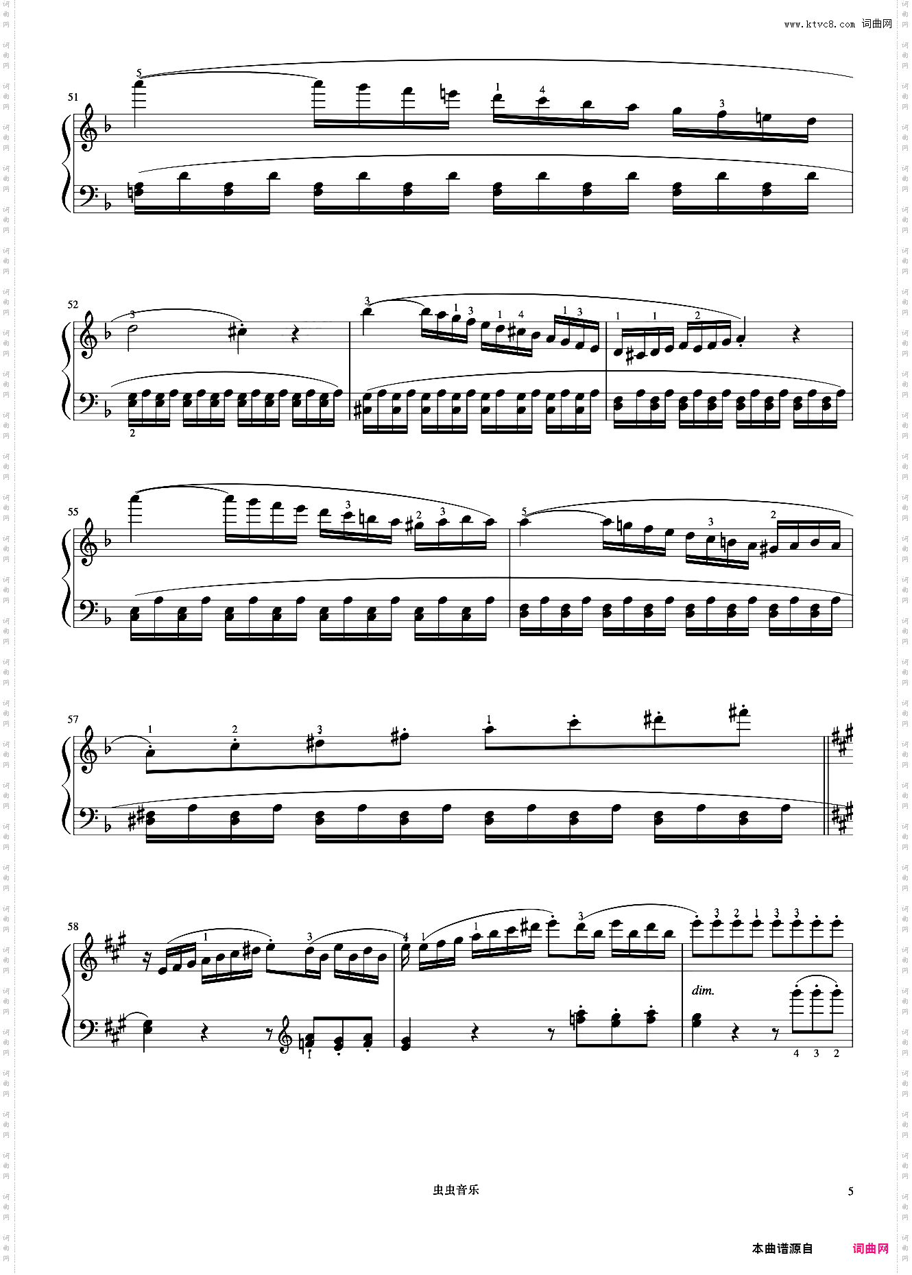 6级 A大调小奏鸣曲第一乐章《音协钢琴考级曲目 6-8级》