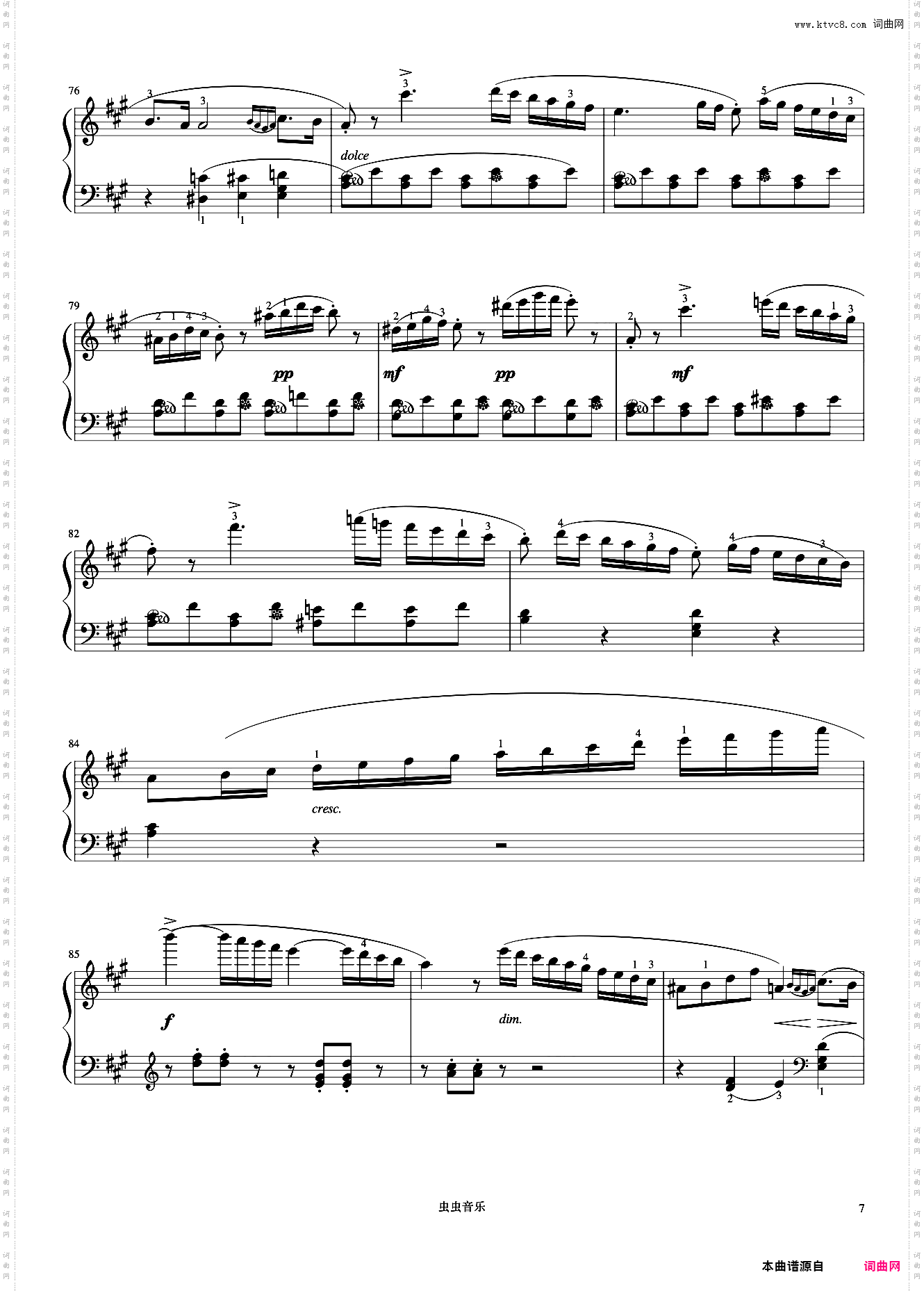 6级 A大调小奏鸣曲第一乐章《音协钢琴考级曲目 6-8级》