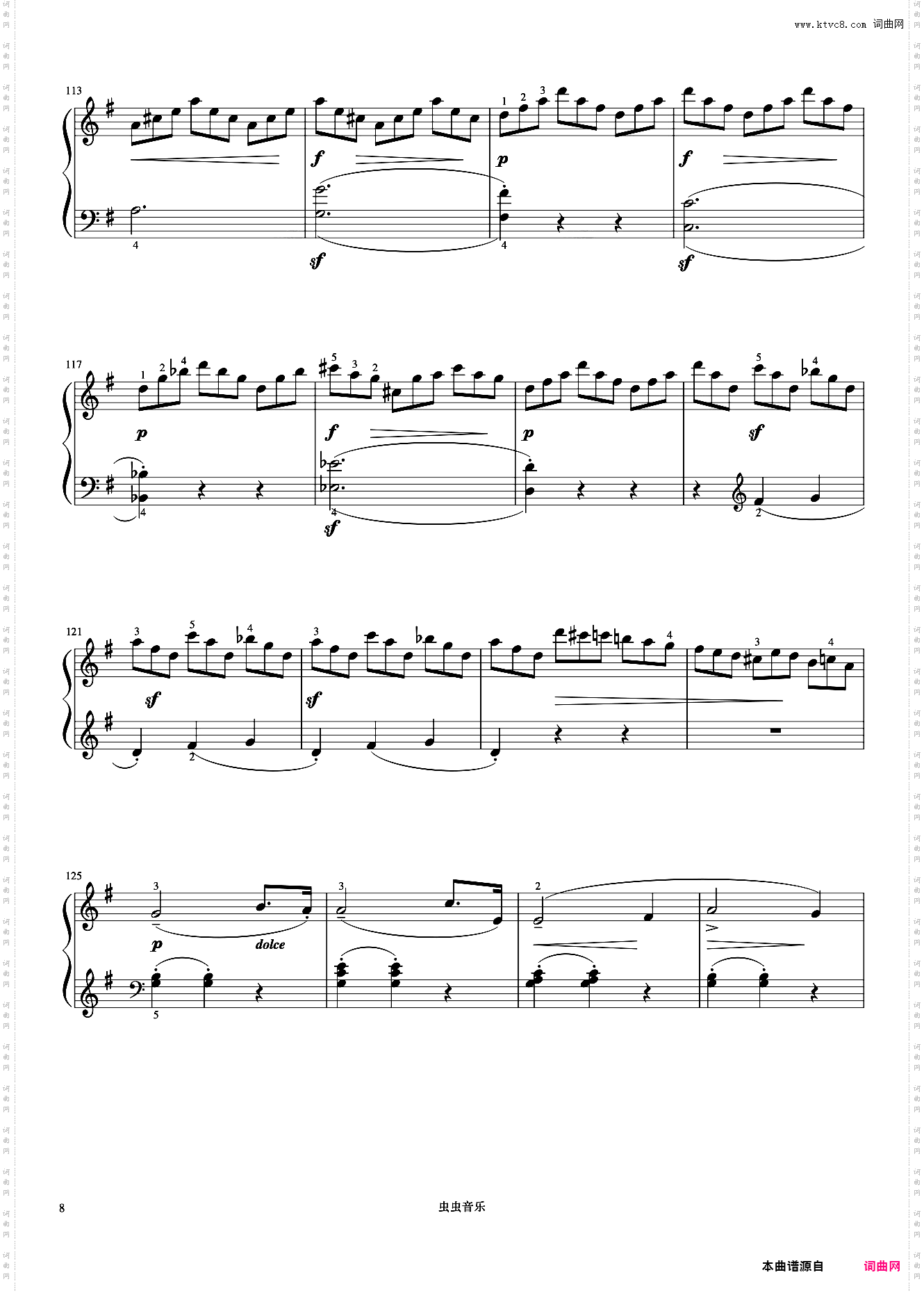 小奏鸣曲 Op·20 No·2 第一乐章《小奏鸣曲集》