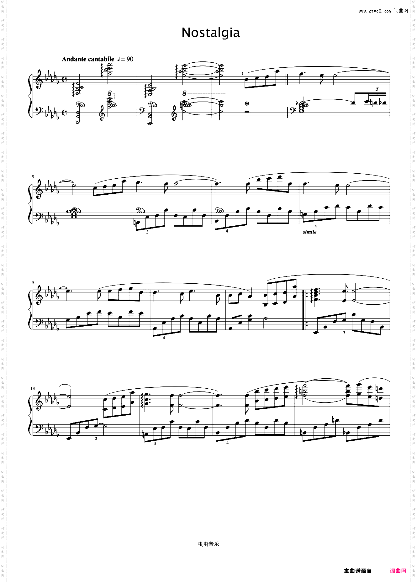 Nostalgia《久石让钢琴作品精选集》