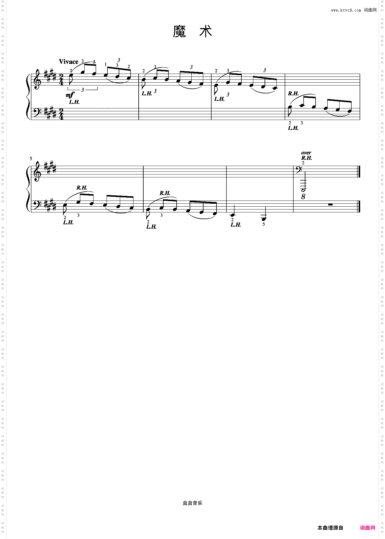 前奏曲 No9《约翰汤普森 现代钢琴教程3》