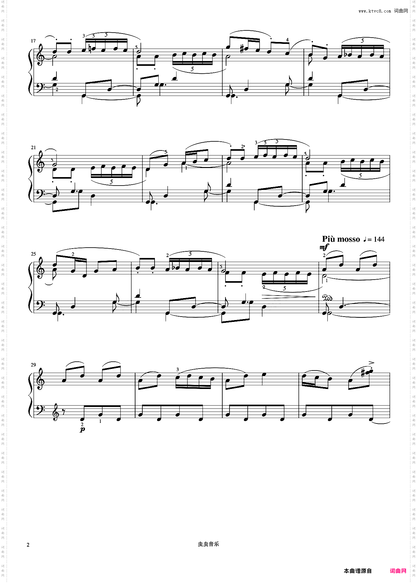 风笛《巴托克小宇宙钢琴教程5》