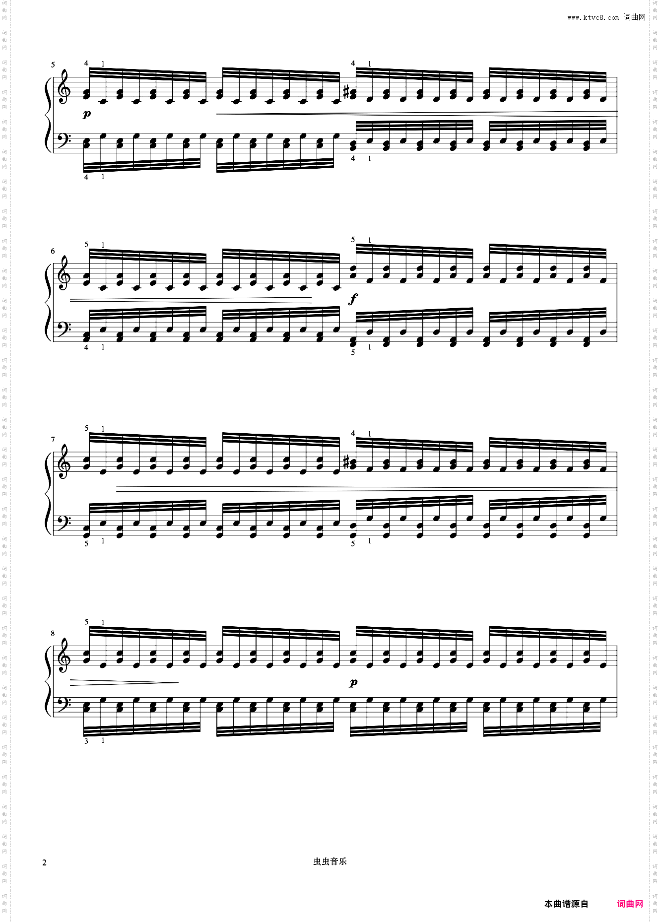 练习60《哈农 钢琴练指法》