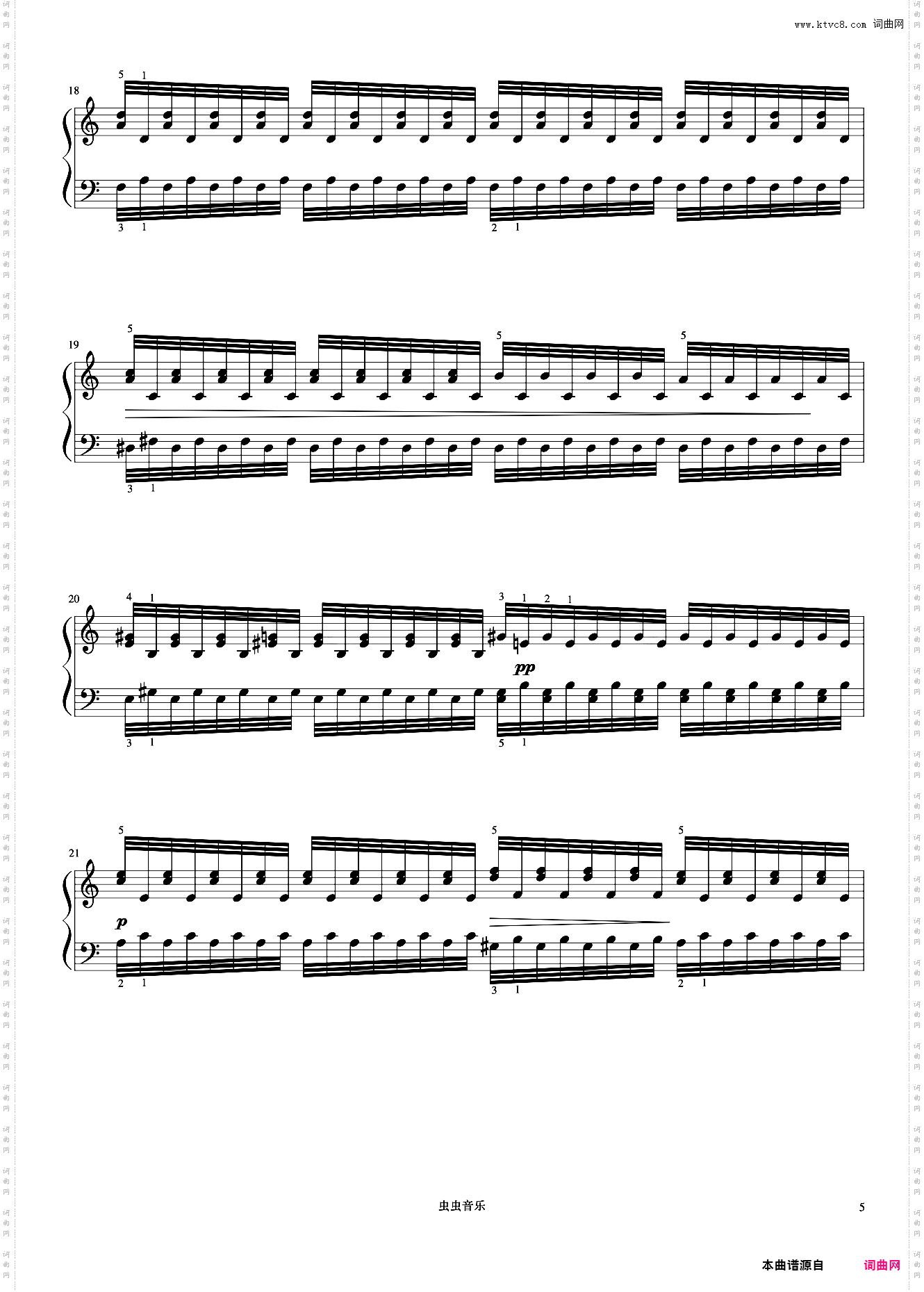 练习60《哈农 钢琴练指法》