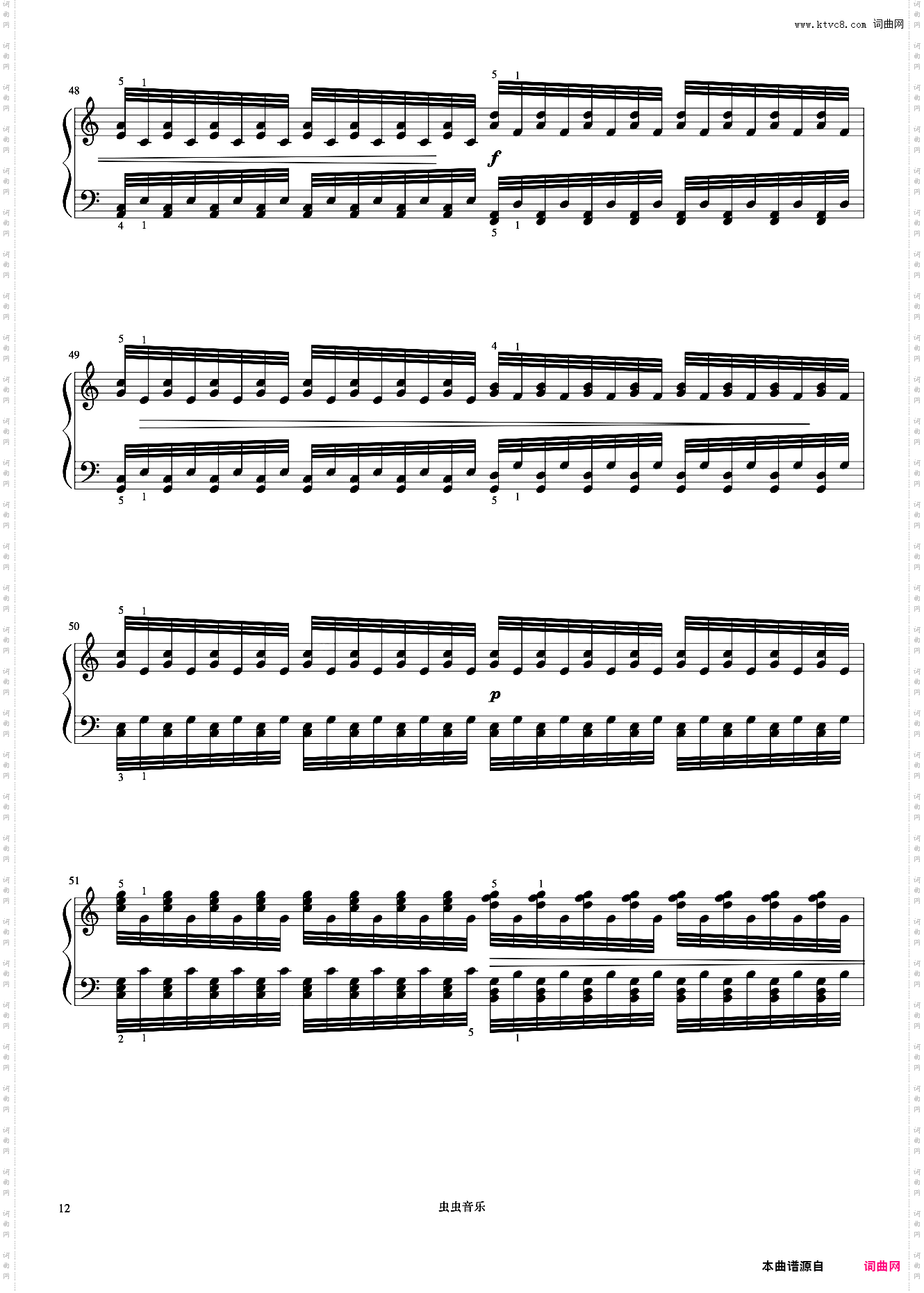 练习60《哈农 钢琴练指法》