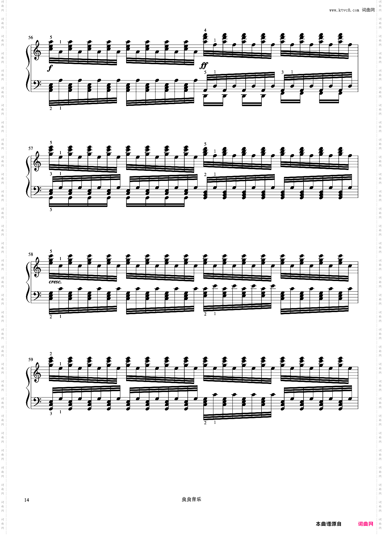 练习60《哈农 钢琴练指法》