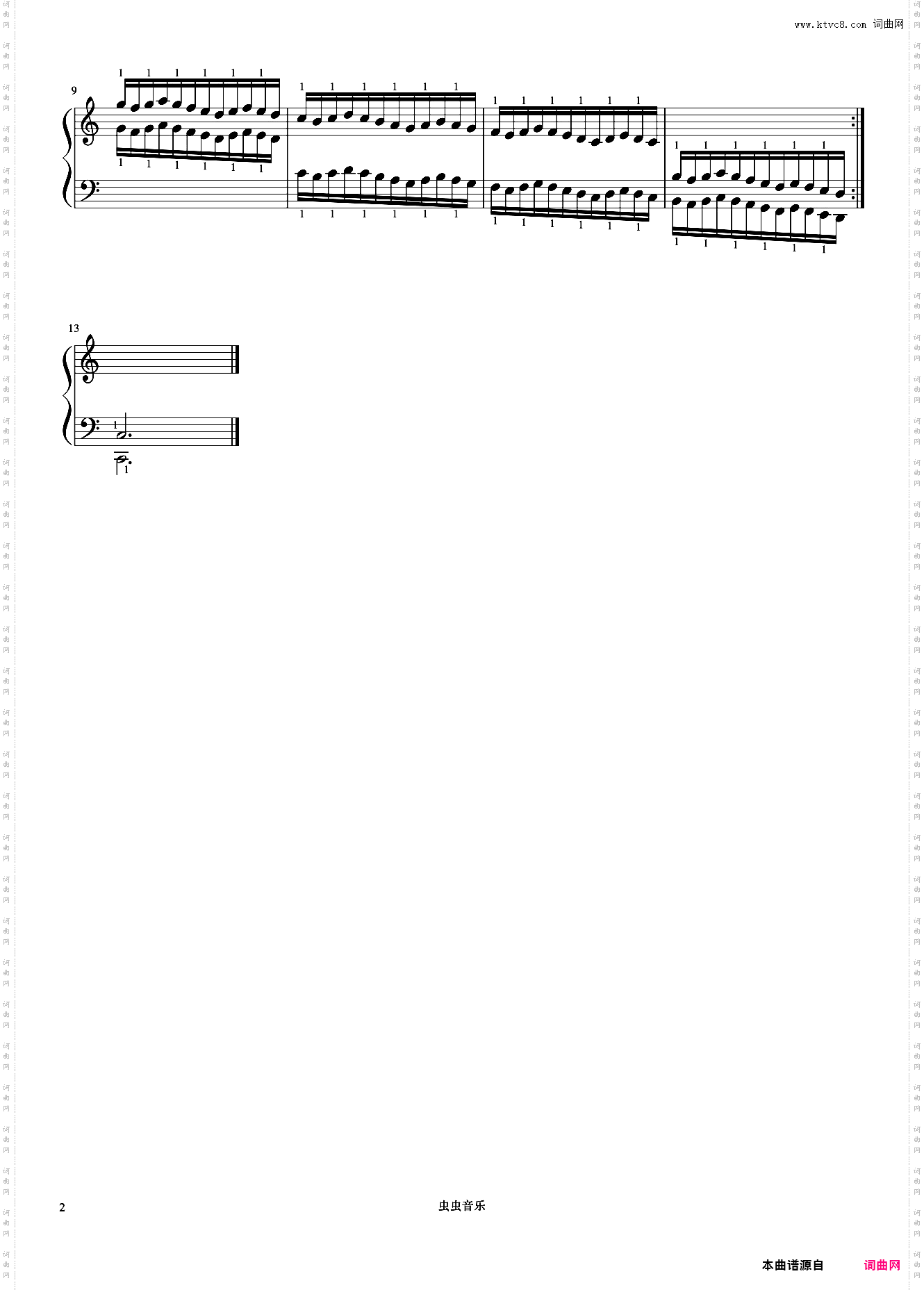 练习32《哈农 钢琴练指法》