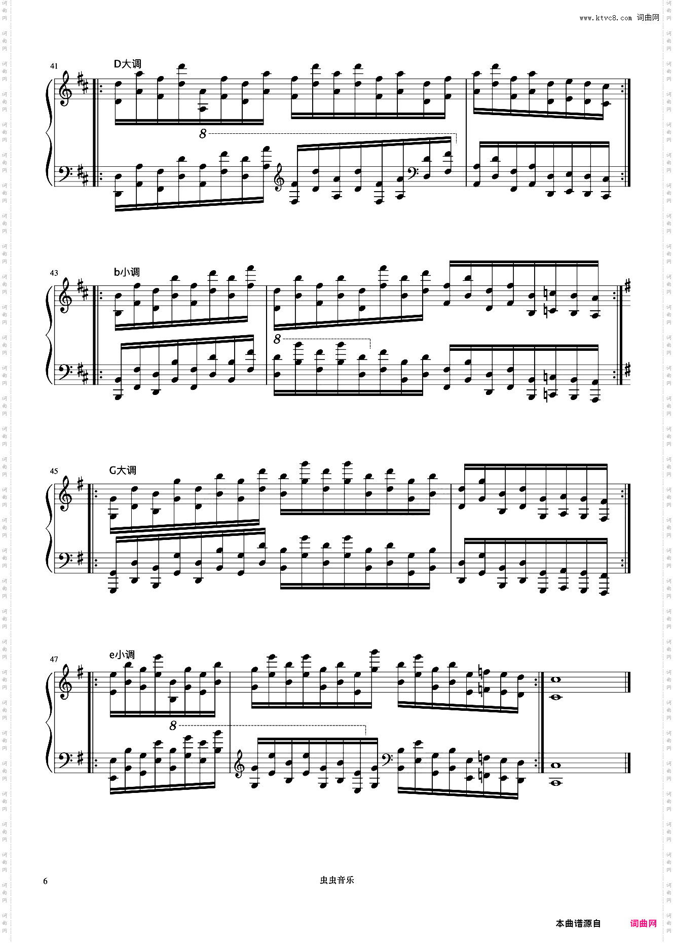 练习57《哈农 钢琴练指法》