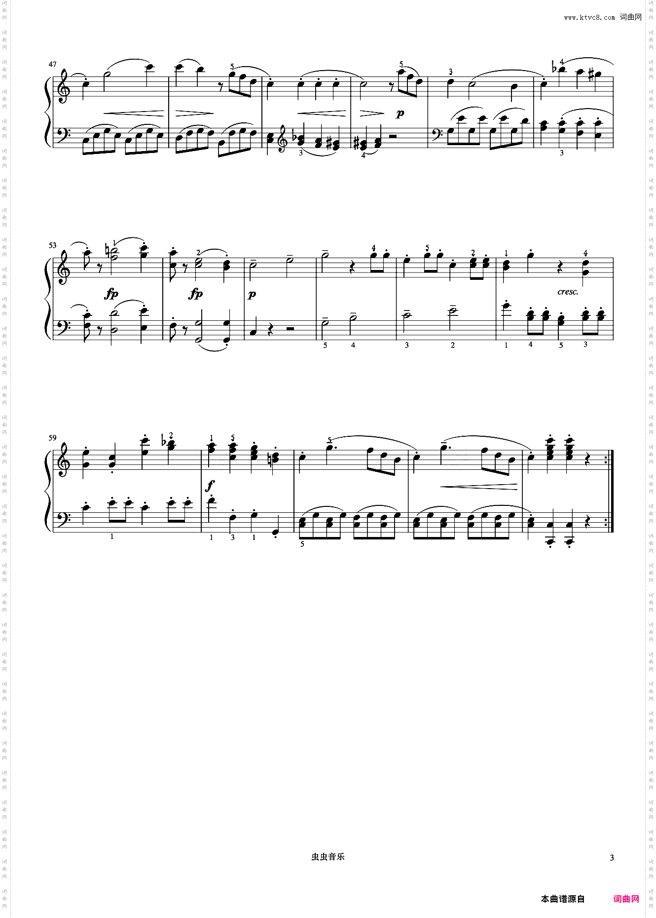 4级 小奏鸣曲《中国院钢琴考级曲目》