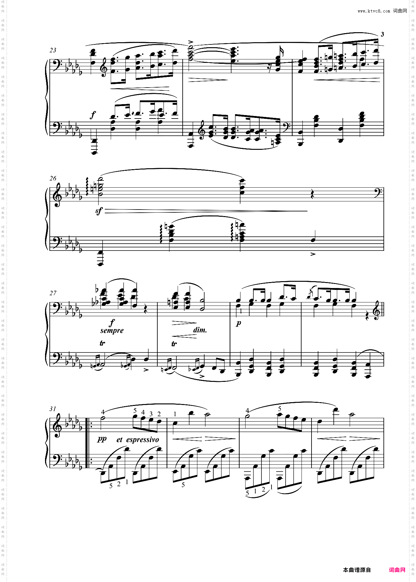 葬礼进行曲选自《奏鸣曲》，Op·35