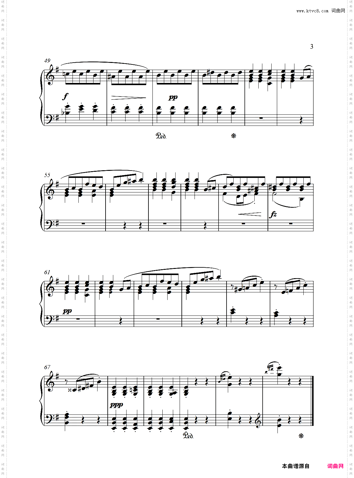 小精灵的舞蹈Op·12，No·4