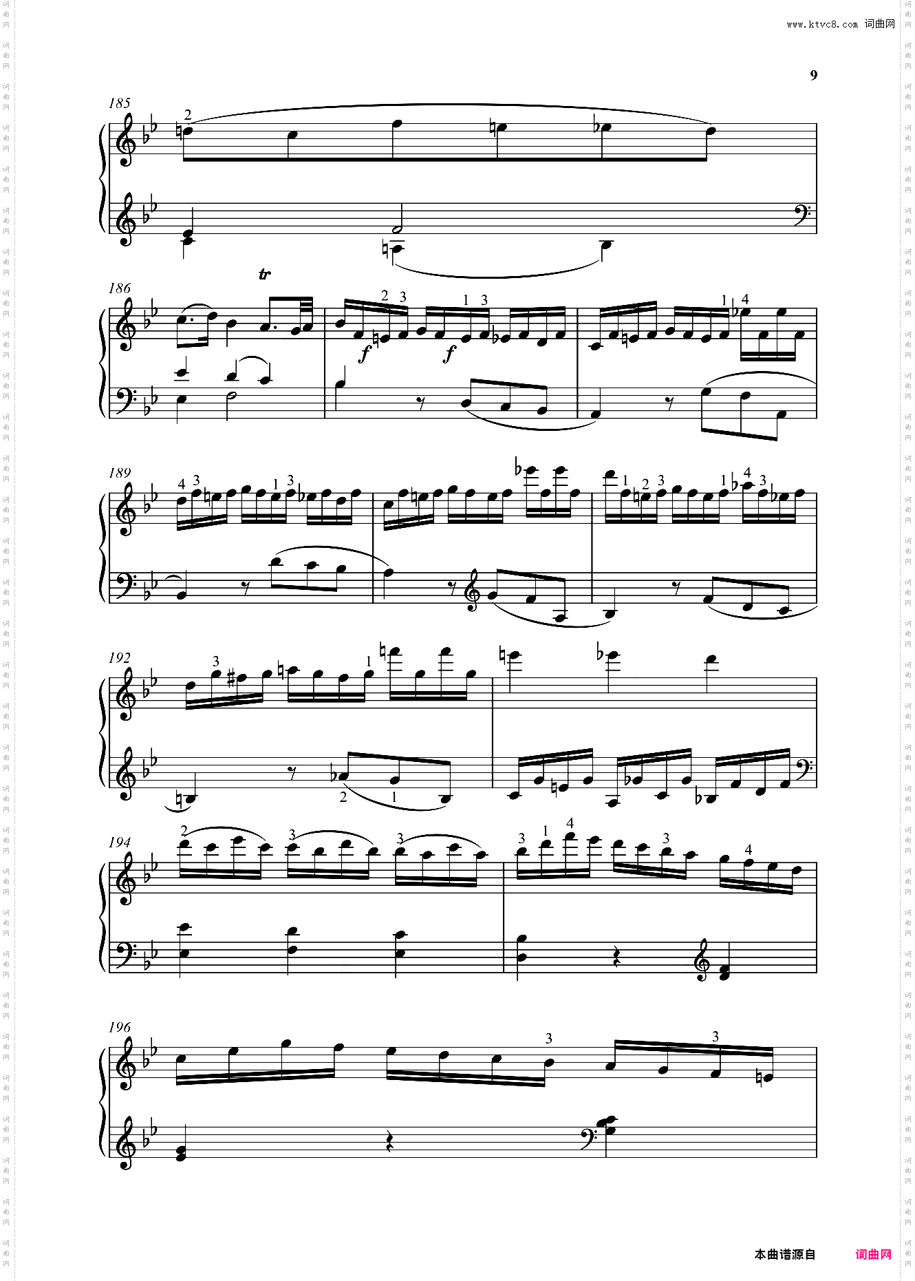 钢琴奏鸣曲KV570