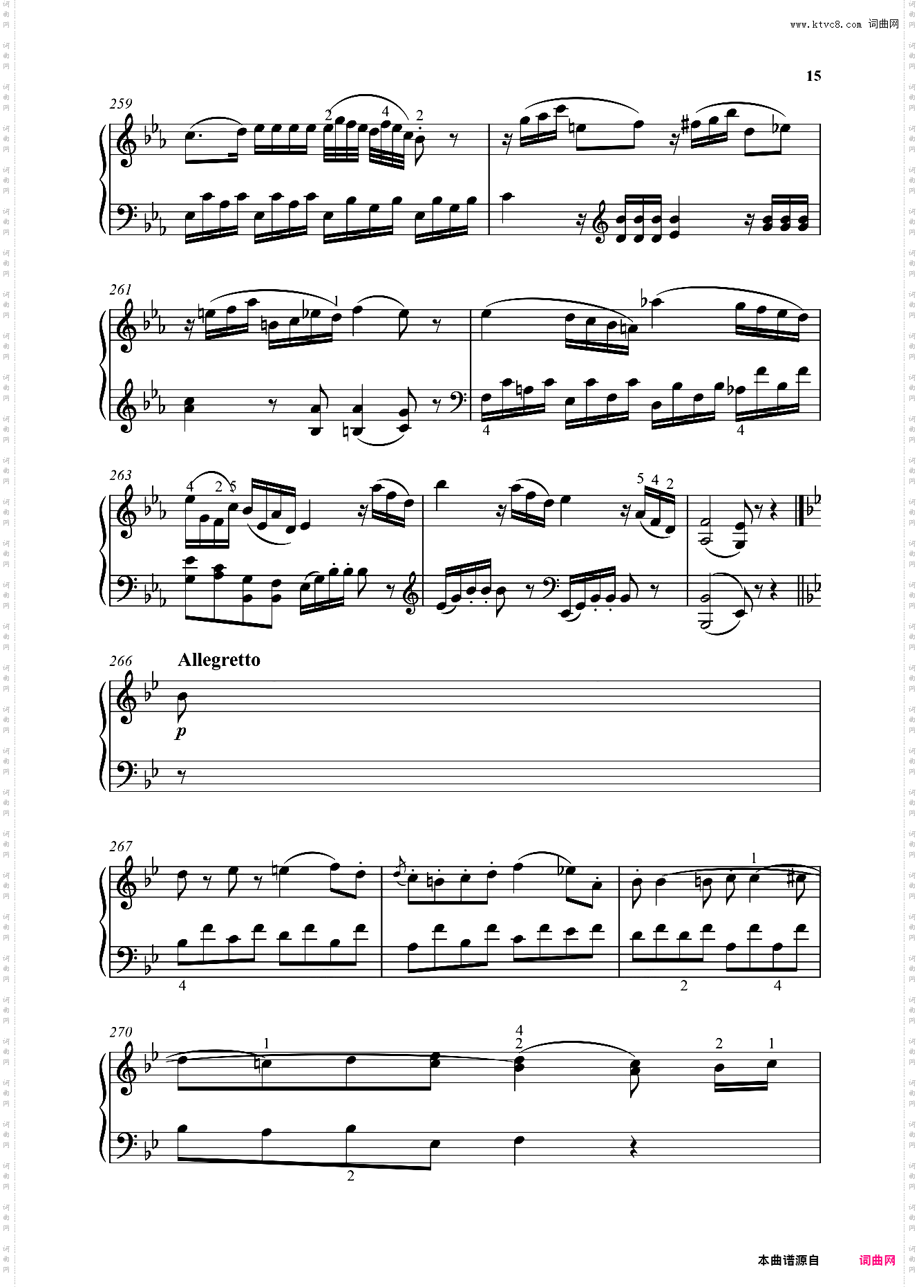钢琴奏鸣曲KV570