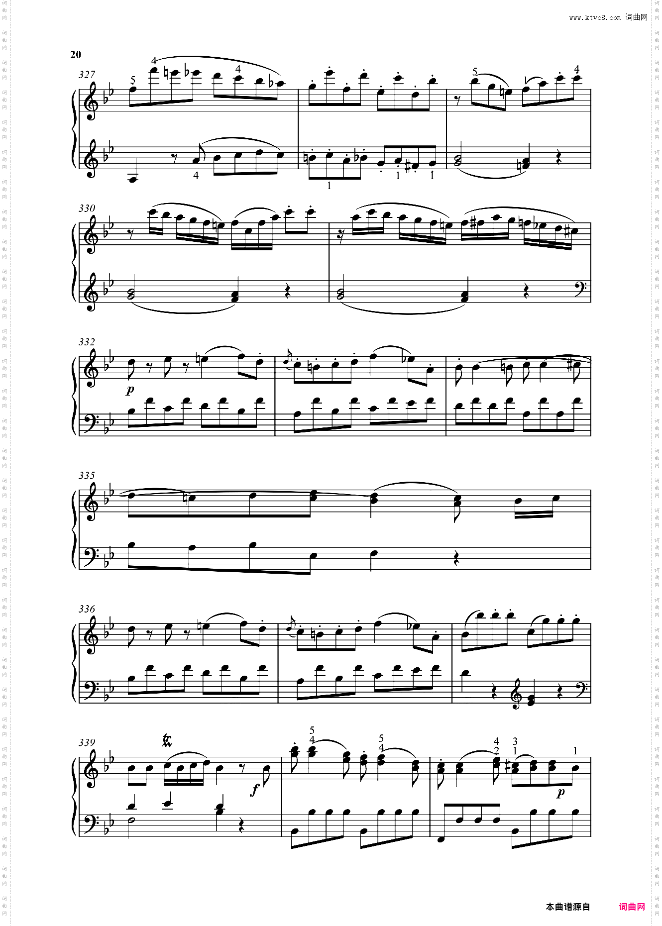 钢琴奏鸣曲KV570