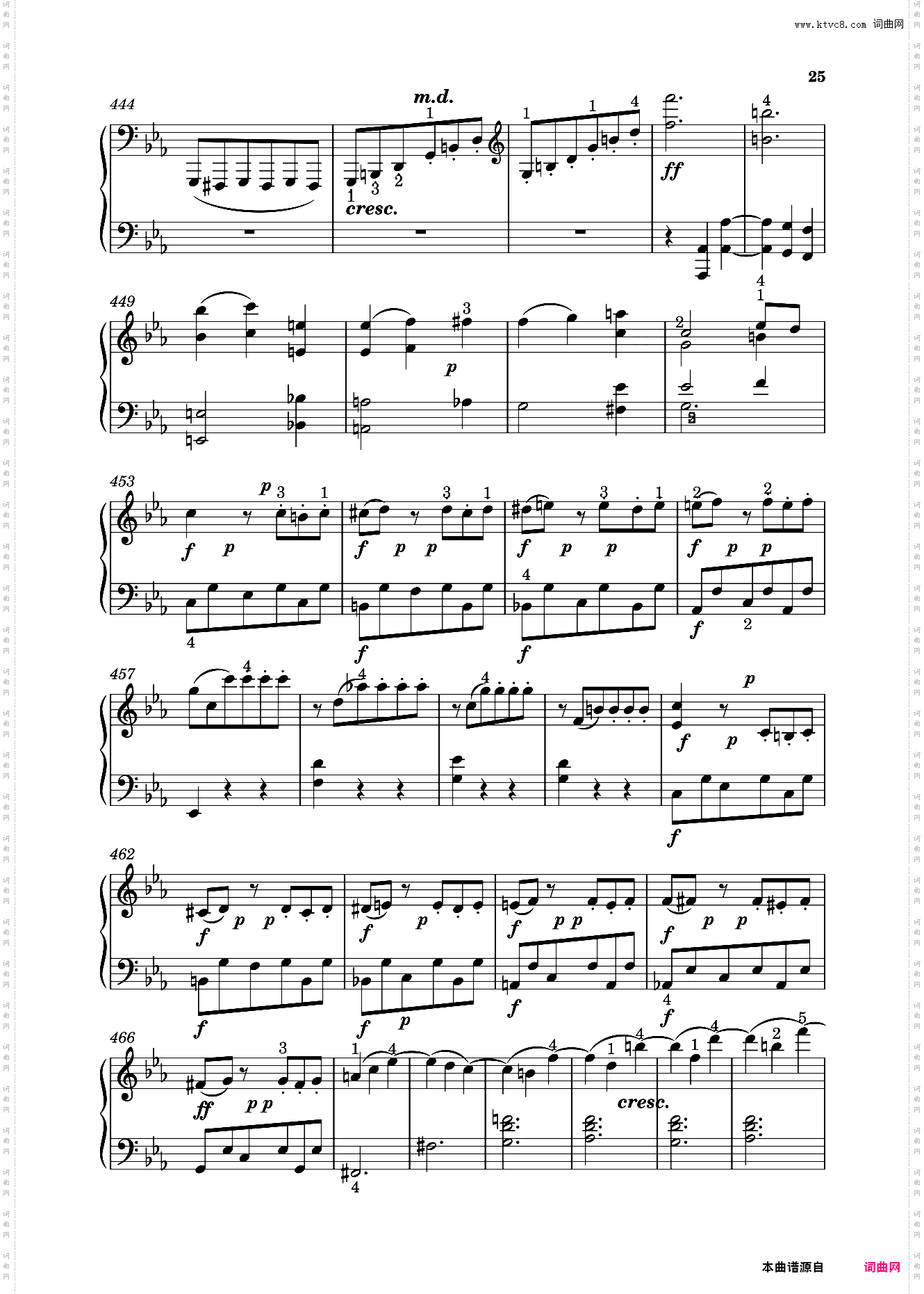 钢琴奏鸣曲KV457