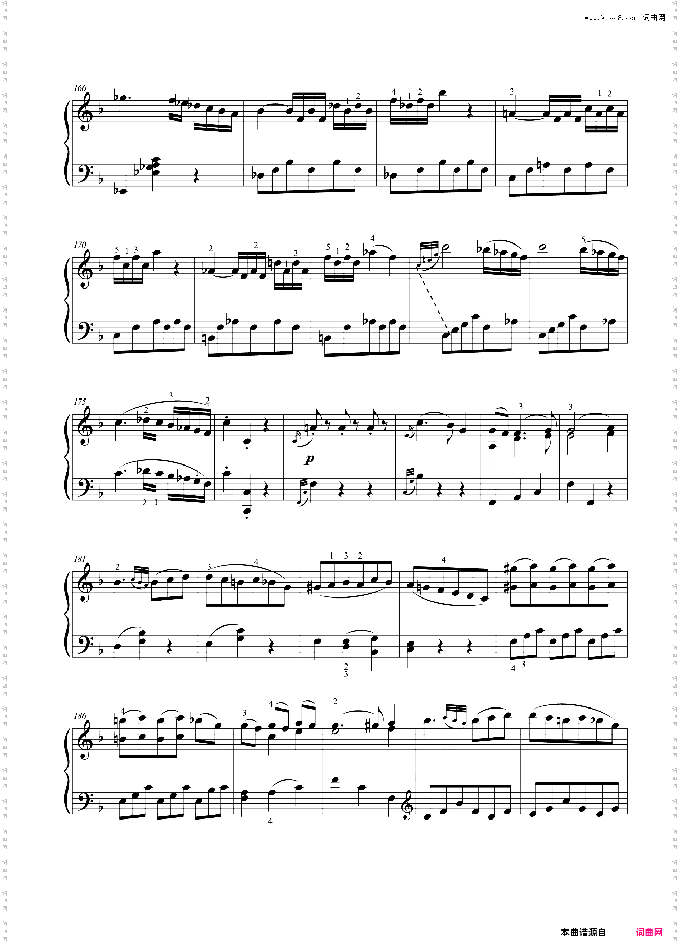 第七级 奏鸣曲K·332第一乐章