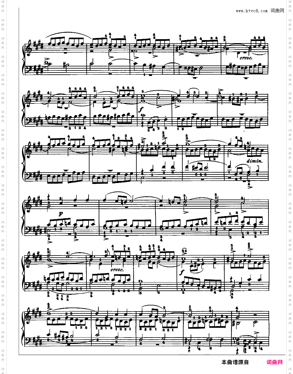 《平均律钢琴曲集第一卷》The Well Tempered ClavierPrelude & Fugue 04