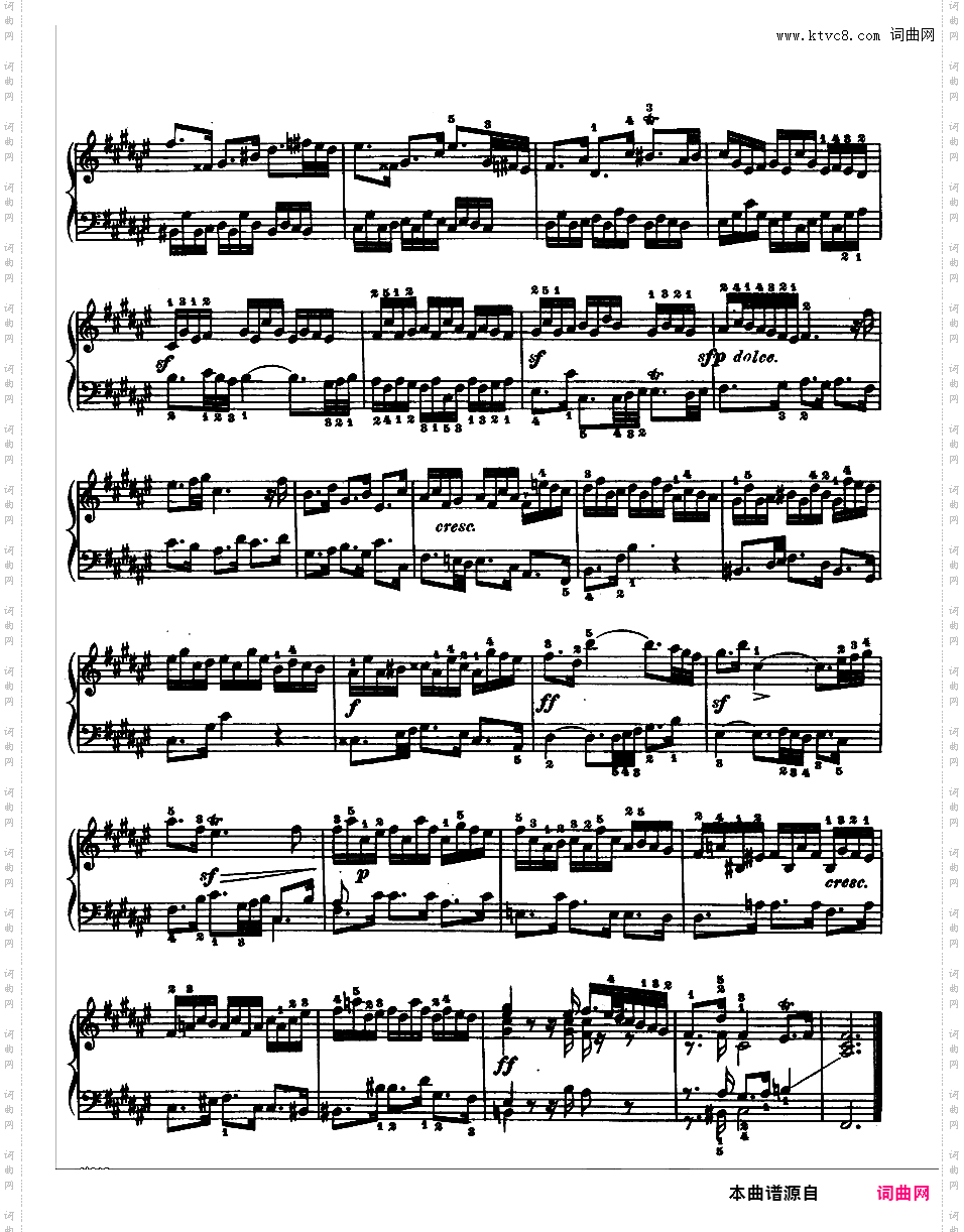 《平均律钢琴曲集第二卷》The Well Tempered ClavierPrelude & Fugue 13