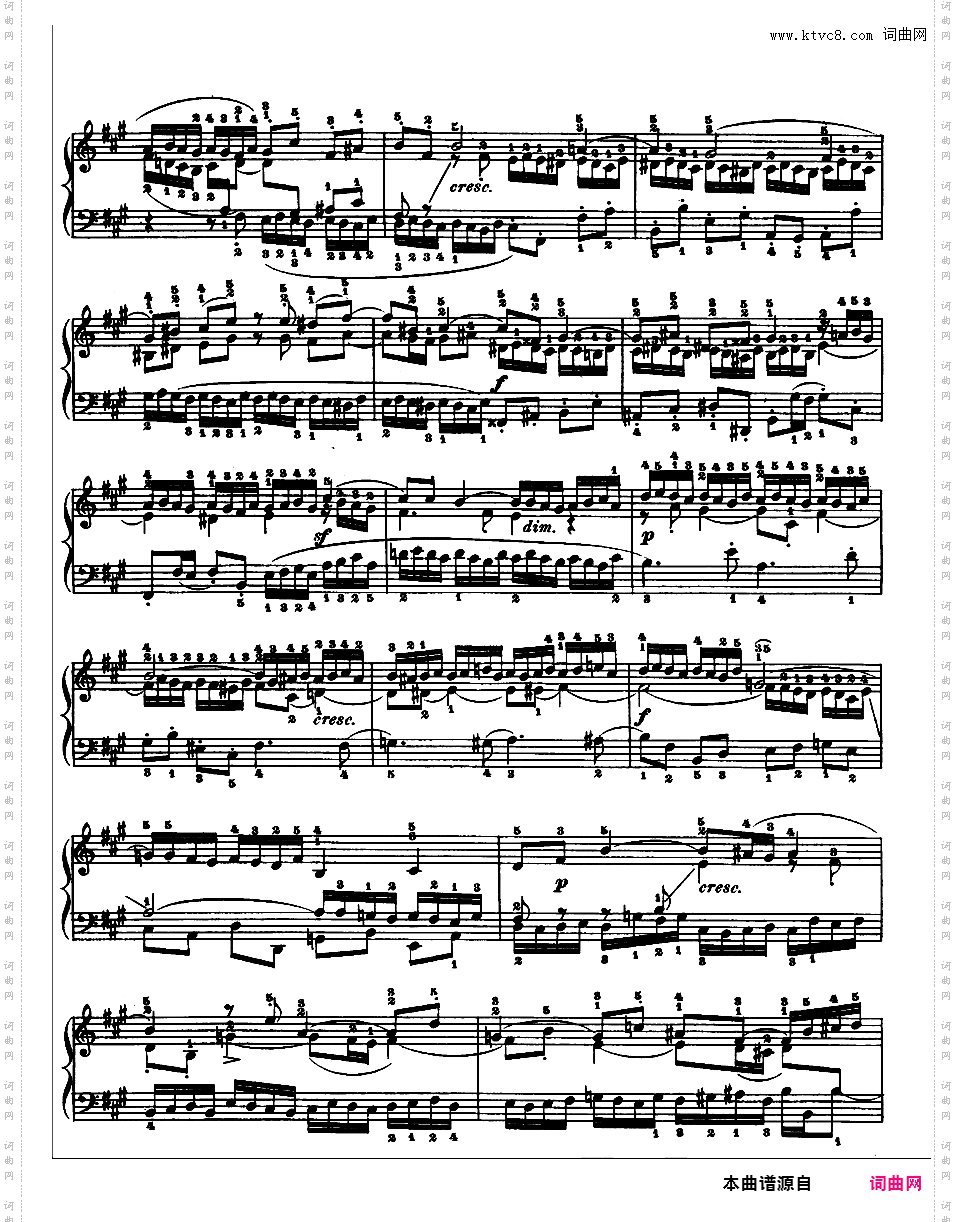 《平均律钢琴曲集第二卷》The Well Tempered ClavierPrelude & Fugue 14