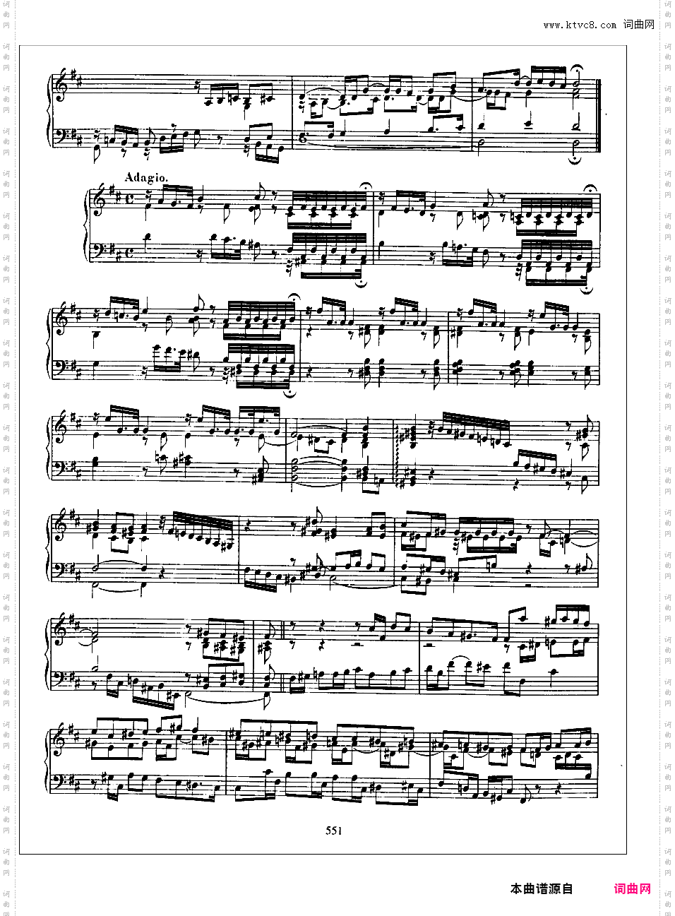 7首托卡塔Toccata BWV 910-916Bach bwv912 Toccata in D