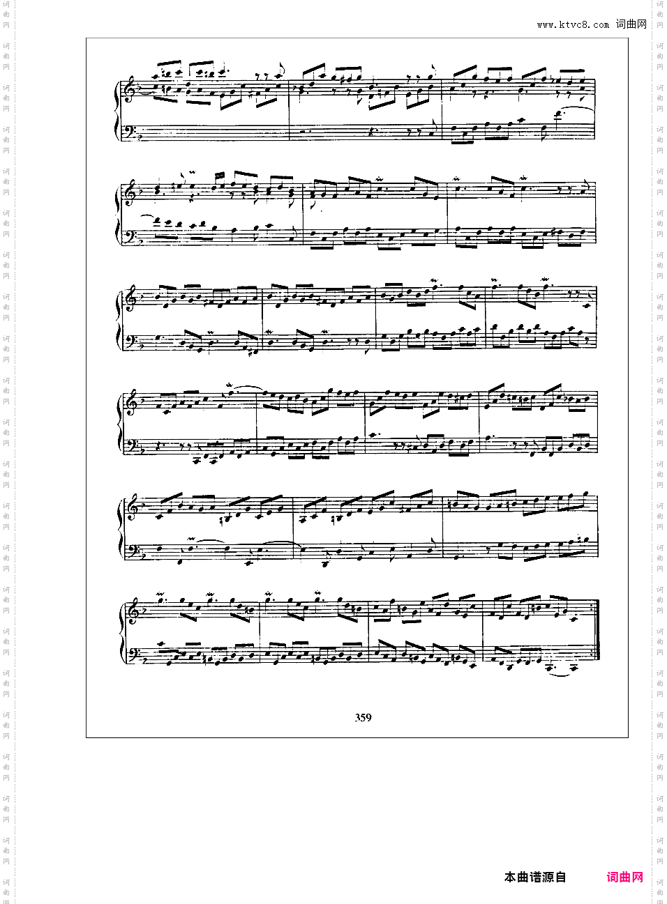 英国组曲 English Suites BWV 806-811English Suite No 4 in F· BWV 809