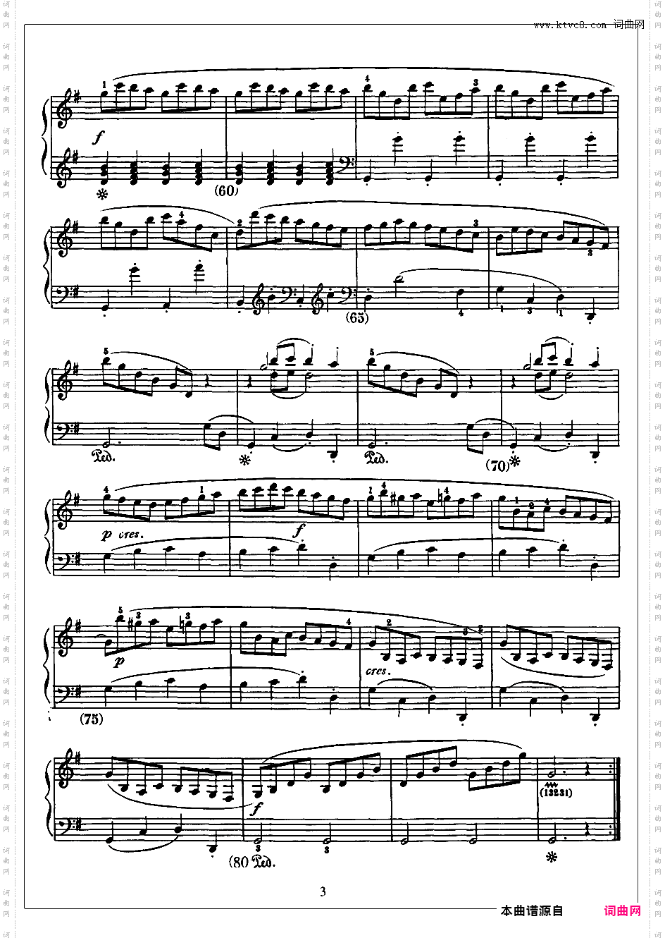 500首钢琴奏鸣曲共33册Scarlatti Sonatas 272-285