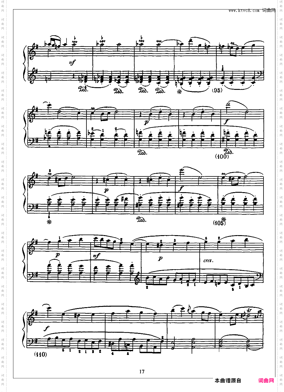 500首钢琴奏鸣曲共33册Scarlatti Sonatas 272-285