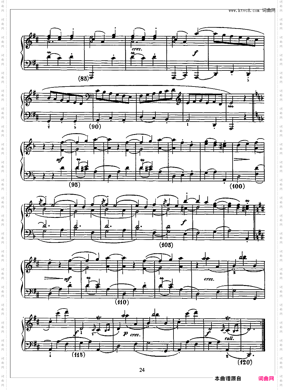 500首钢琴奏鸣曲共33册Scarlatti Sonatas 272-285