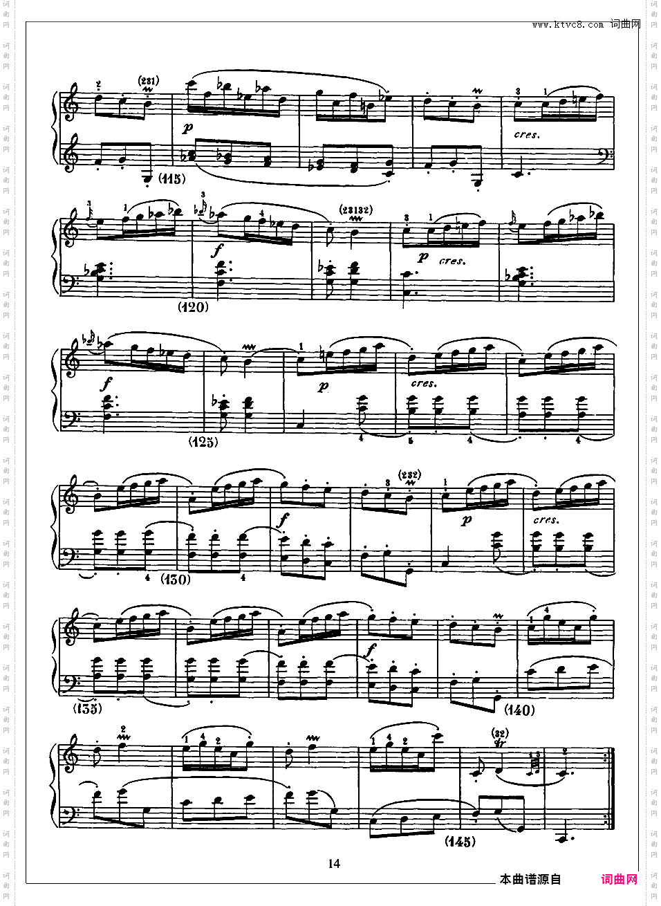 500首钢琴奏鸣曲共33册Scarlatti Sonatas 301-315