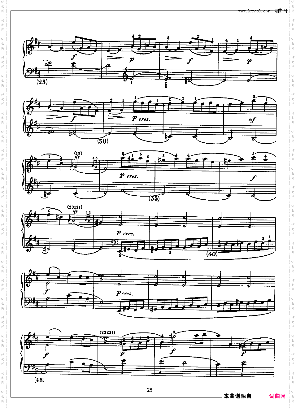 500首钢琴奏鸣曲共33册Scarlatti Sonatas 301-315