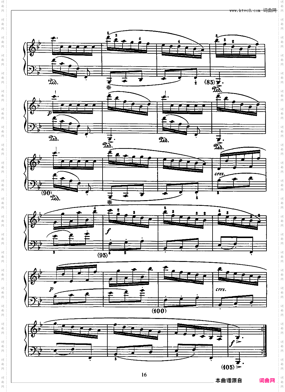 500首钢琴奏鸣曲共33册Scarlatti Sonatas 316-330