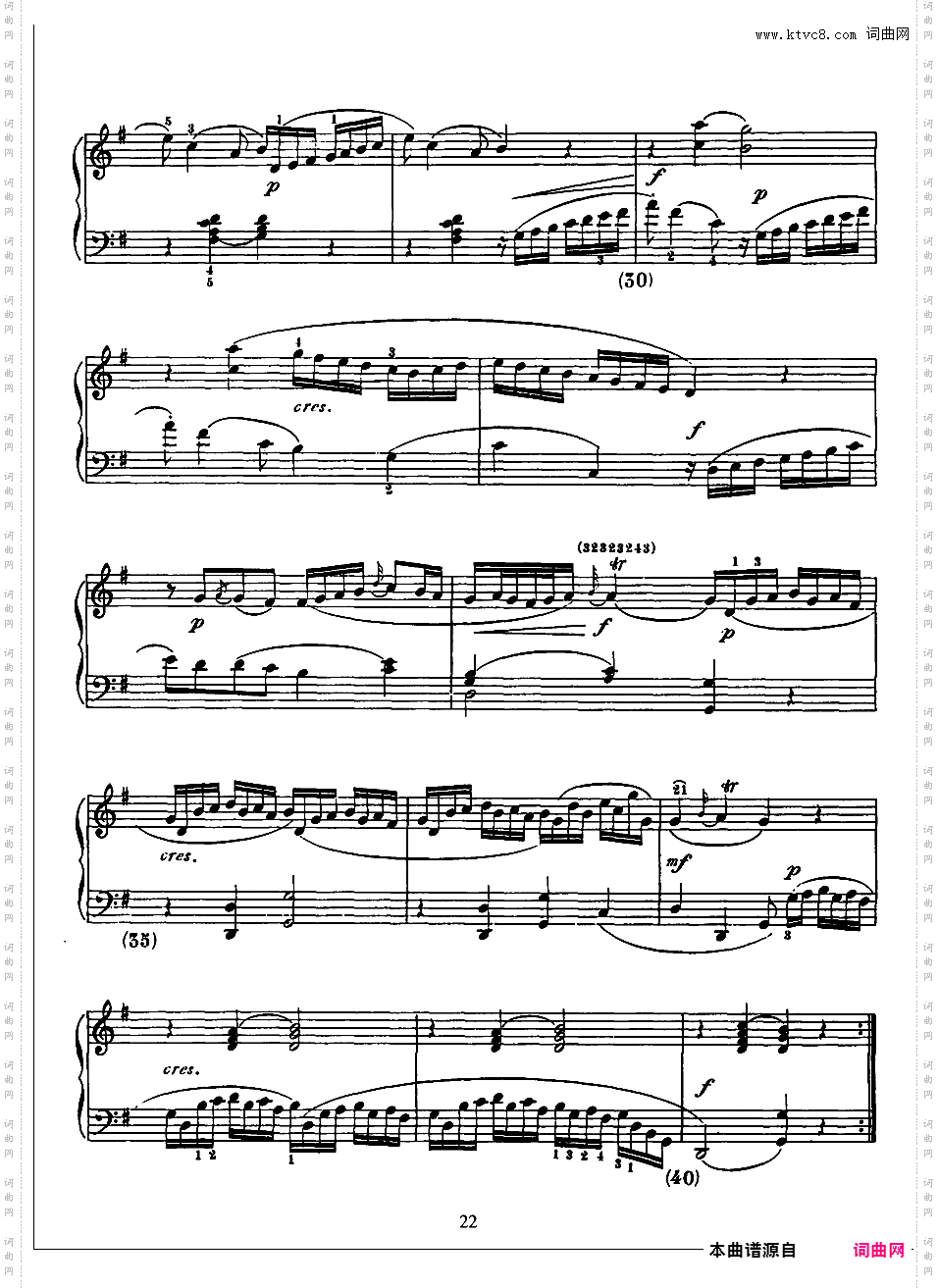 500首钢琴奏鸣曲共33册Scarlatti Sonatas 316-330