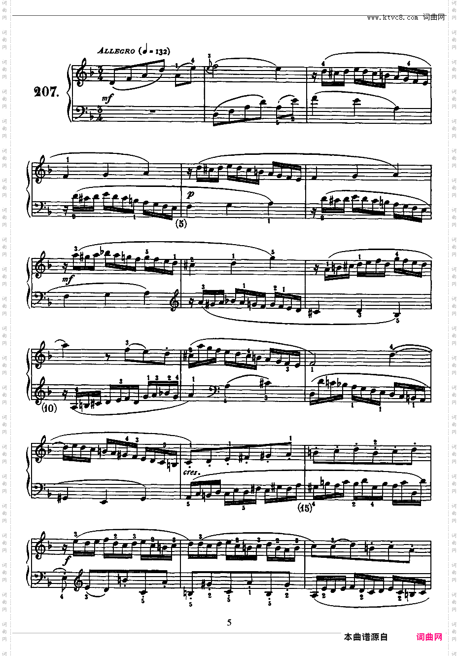 500首钢琴奏鸣曲共33册Scarlatti Sonatas 206-220