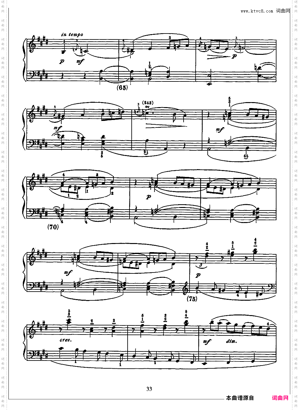 500首钢琴奏鸣曲共33册Scarlatti Sonatas 316-330