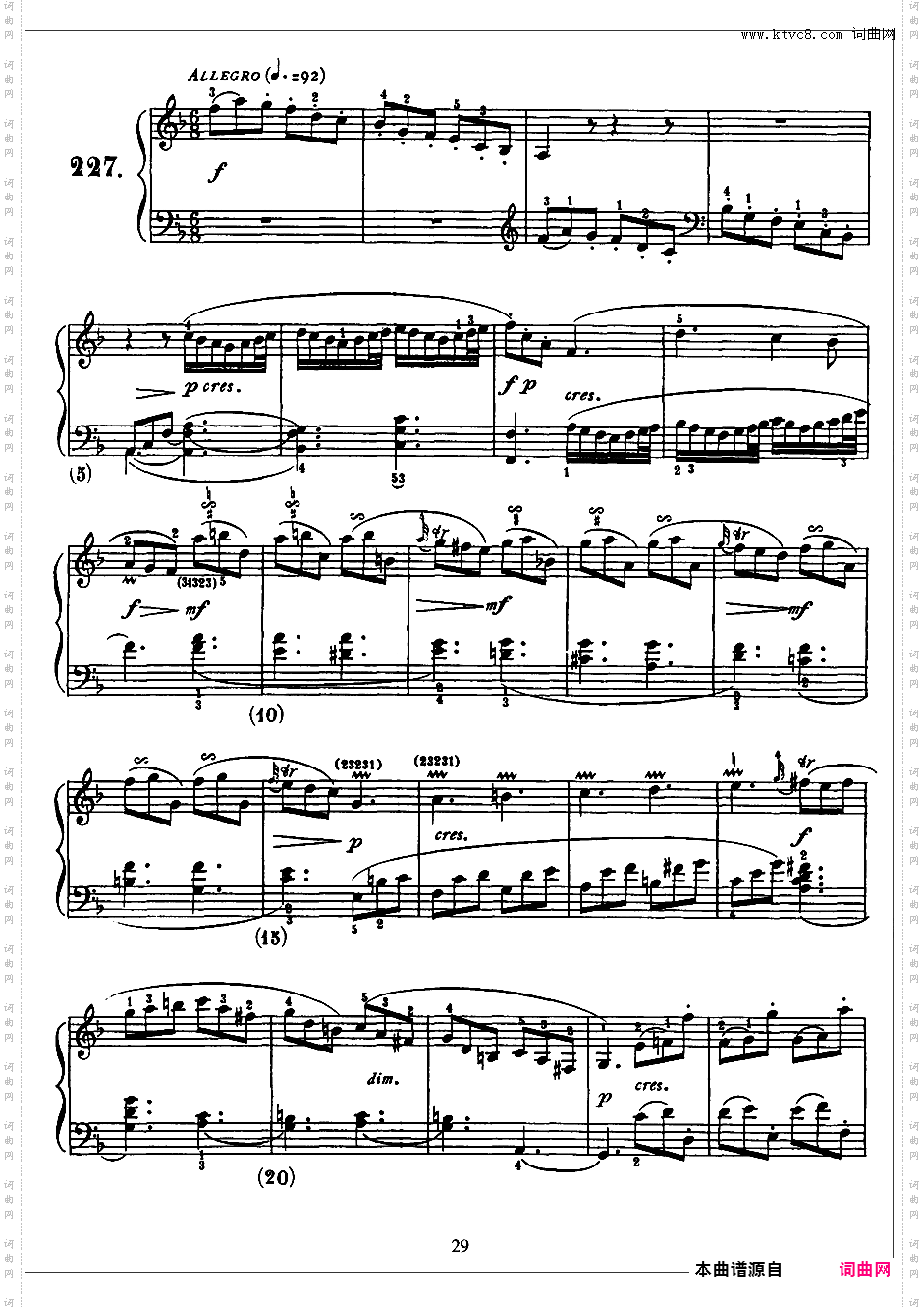 500首钢琴奏鸣曲共33册Scarlatti Sonatas 221-232