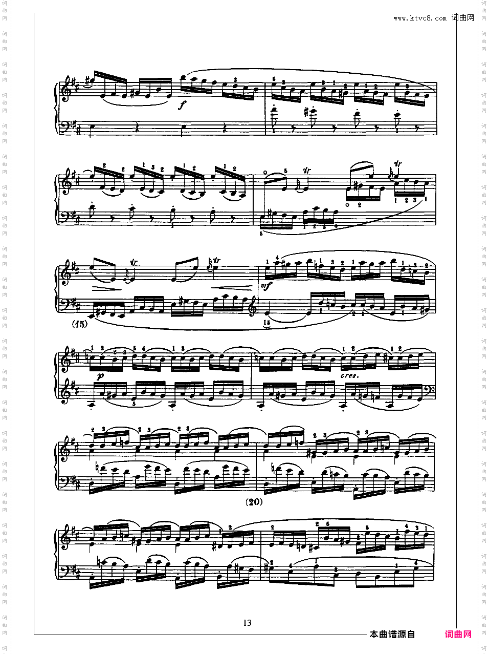 500首钢琴奏鸣曲共33册Scarlatti Sonatas 409-420