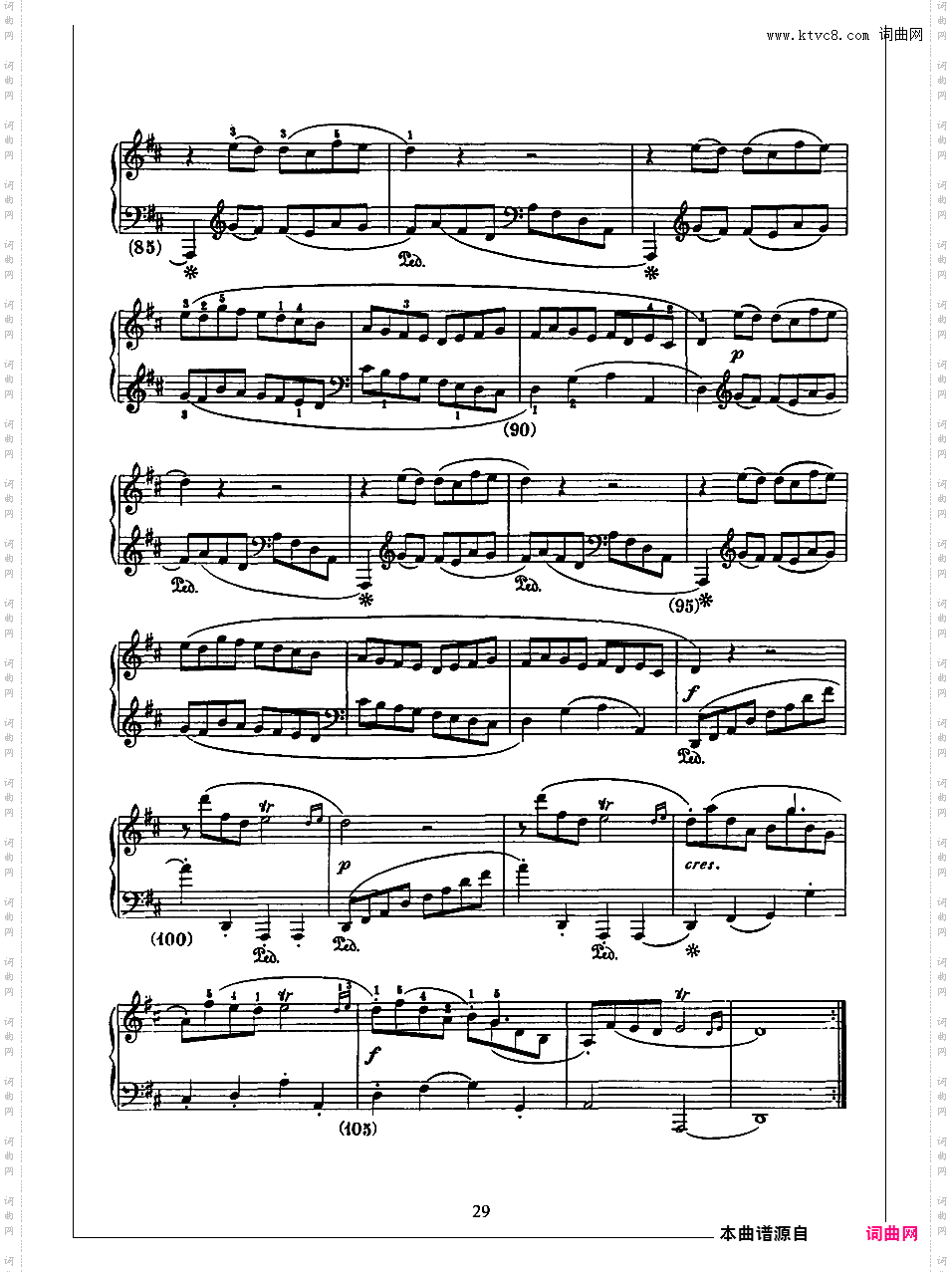 500首钢琴奏鸣曲共33册Scarlatti Sonatas 409-420