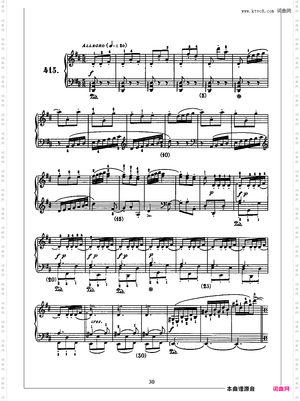 500首钢琴奏鸣曲共33册Scarlatti Sonatas 409-420